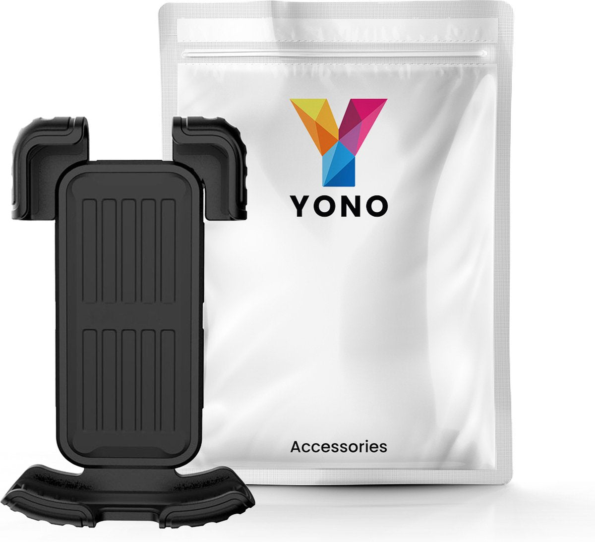 YONO Luxe Telefoonhouder Universeel - GSM Houder Fiets - Motor - Scooter - Mountainbike - Ebike - Fietshouder voor Smartphones - 360 Graden Rotatie – Zwart