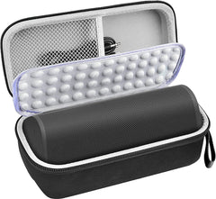 YONO Hoes geschikt voor Sonos Roam - Case Beschermhoes met Accessoires Vak - Zwart