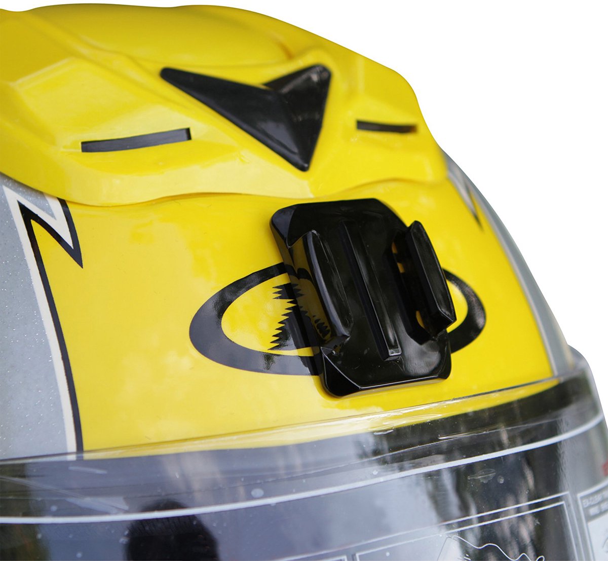 YONO Adhesive Mounts geschikt voor GoPro - 2 Flat en 2 Curved - Zelfklevend