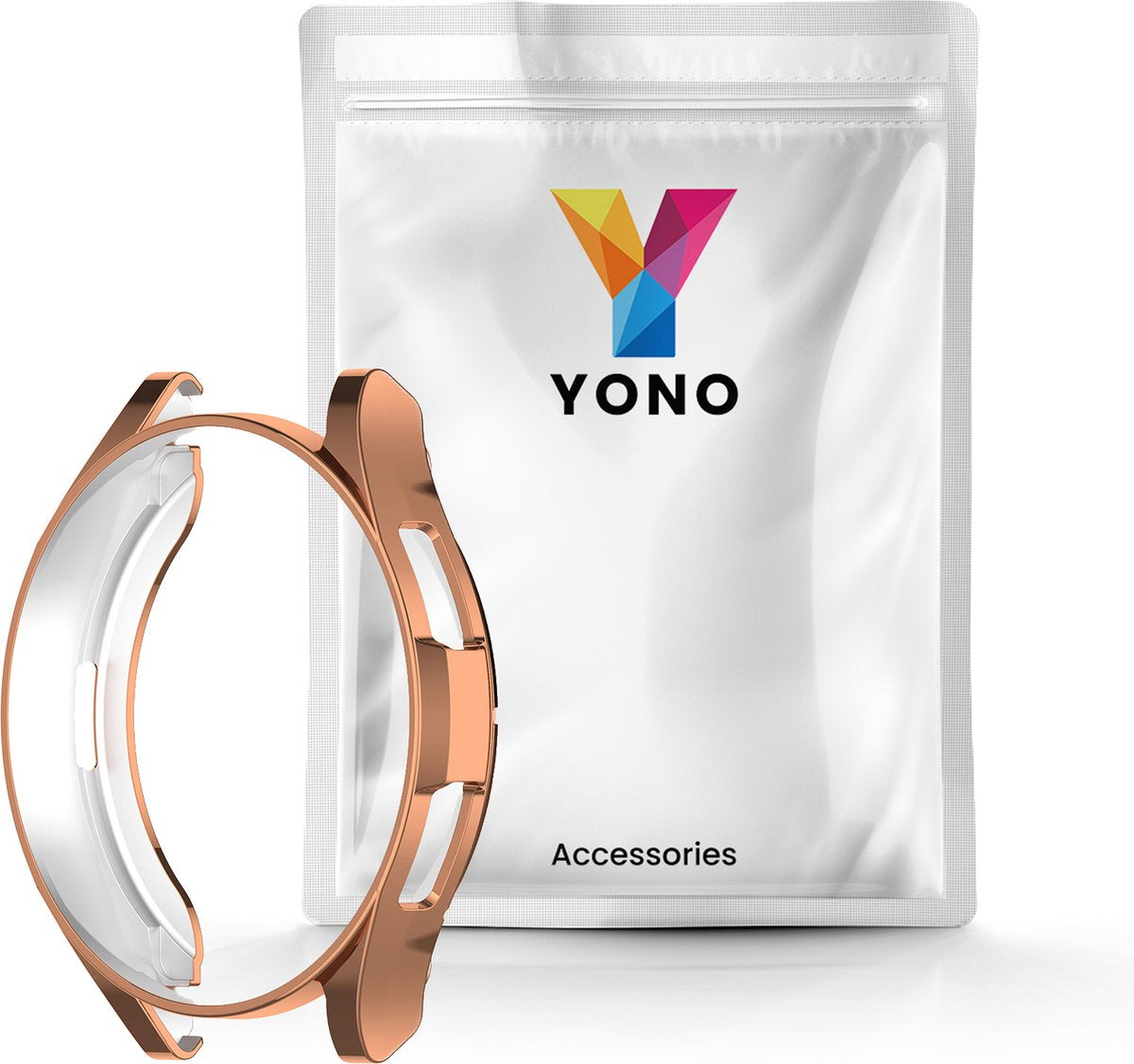 YONO Bumper geschikt voor Samsung Galaxy Watch 6 Classic - 47mm - Hoesje - Case - Rose Gold
