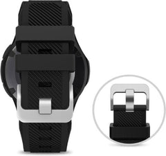 YONO Classic Bandje 22mm - Horlogebandje geschikt voor Samsung Galaxy Watch 46mm / 3 (45mm) / Gear s3 - Polar Vantage M2 / Grit X - Huawei Watch GT 3 (pro) / 2 - Amazfit GTR - Zwart