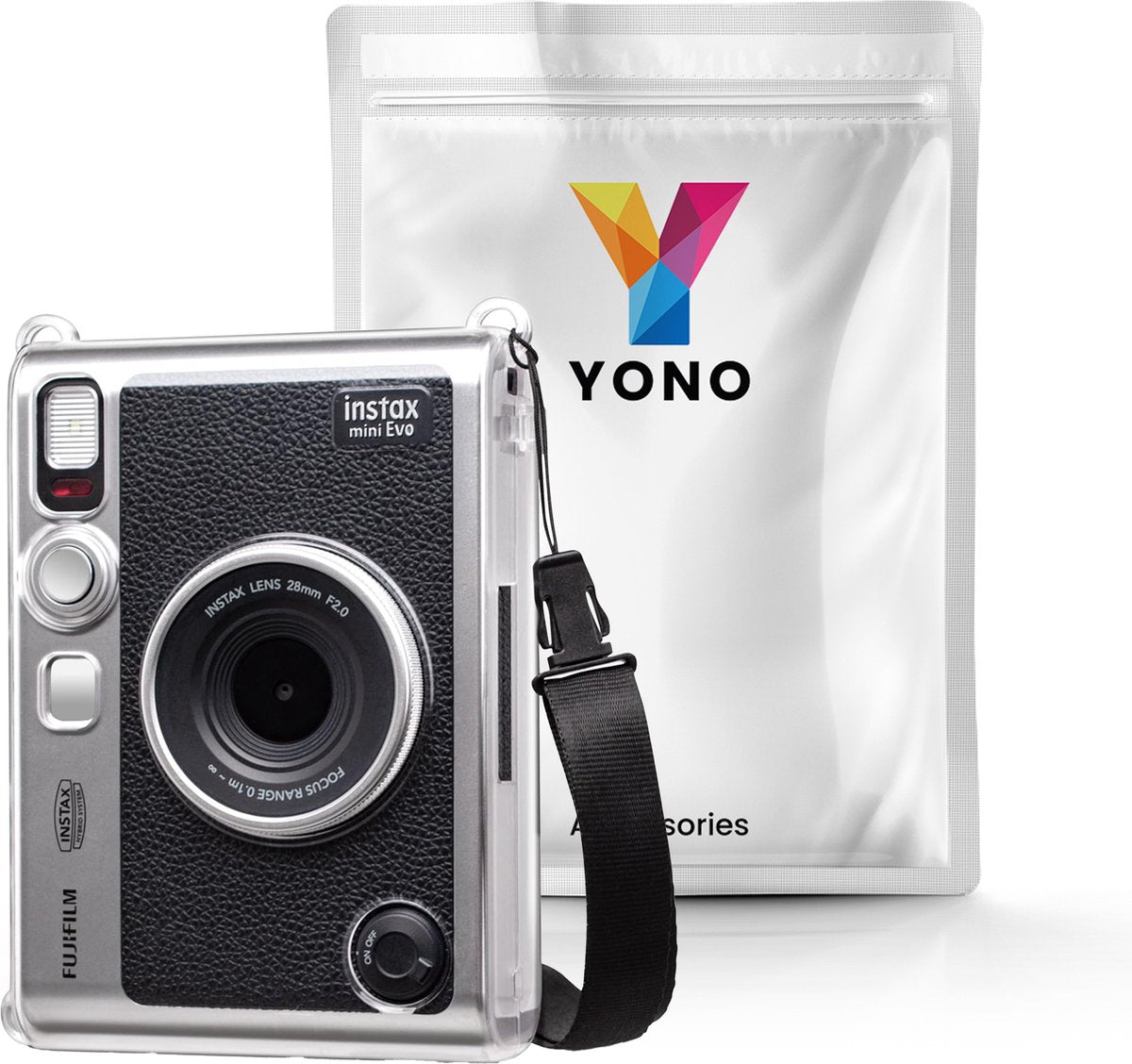 YONO Slim Case geschikt voor Fujifilm Instax Mini EVO - Hoesje - Transparant