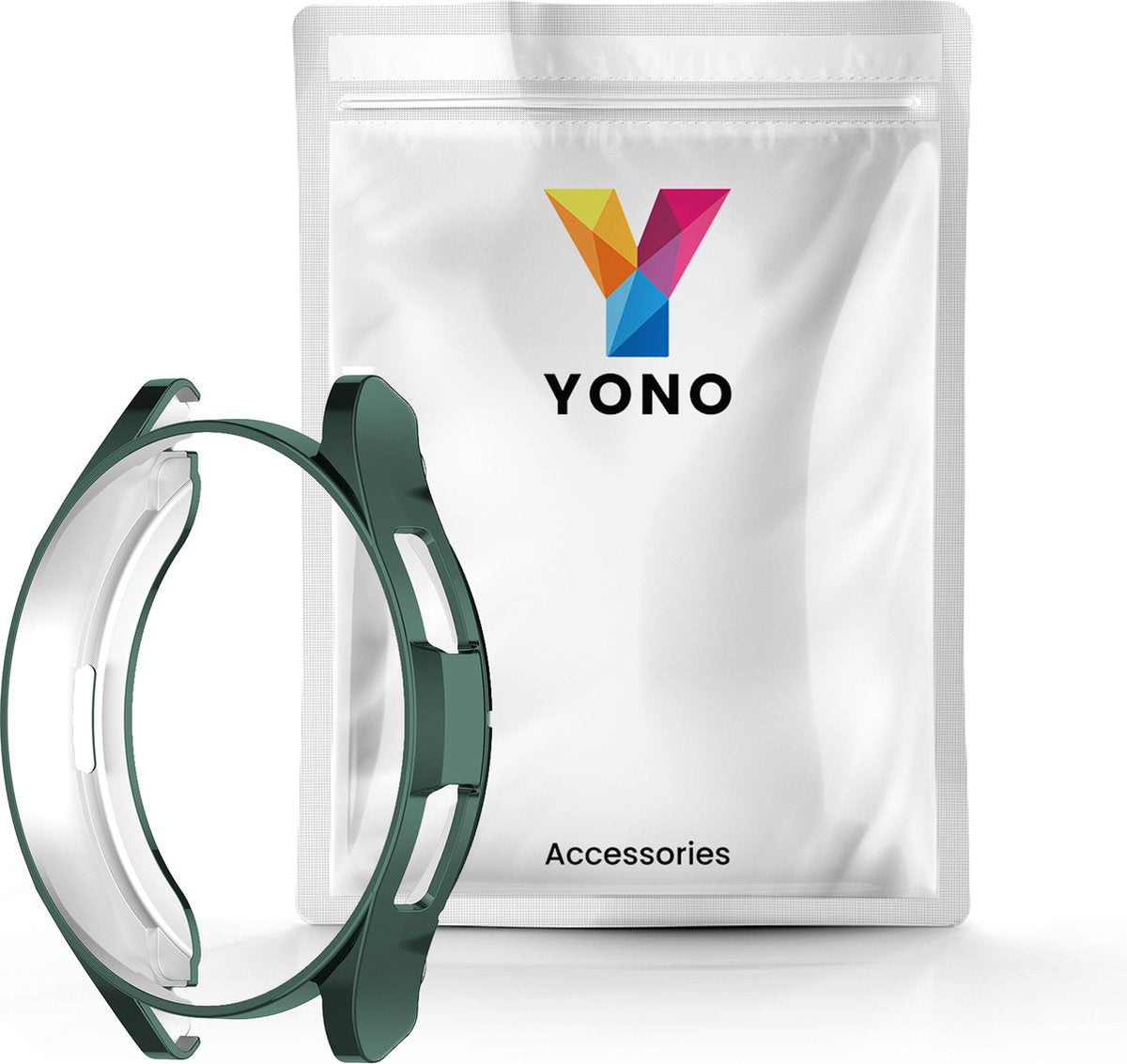 YONO Bumper geschikt voor Samsung Galaxy Watch 6 Classic - 43mm - Hoesje - Case - Donkergroen