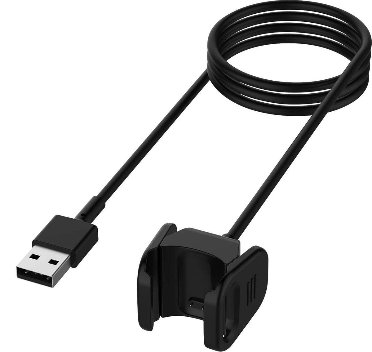 Oplaadkabel geschikt voor Fitbit Charge 3/4 - Oplader – Zwart