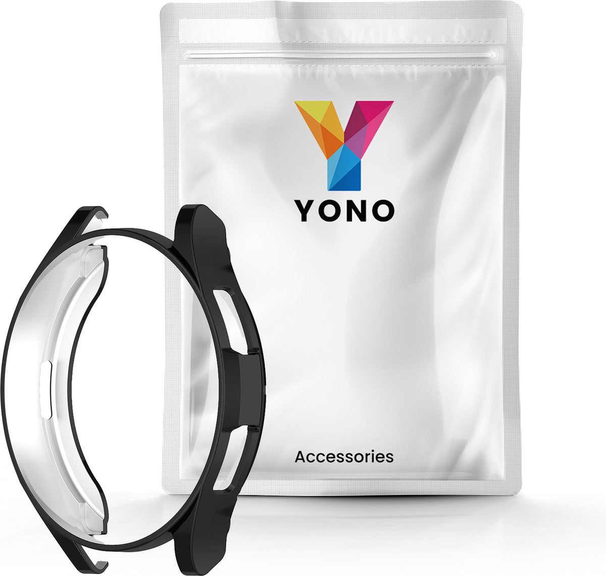 YONO Bumper geschikt voor Samsung Galaxy Watch 6 Classic - 43mm - Hoesje - Case - Zwart