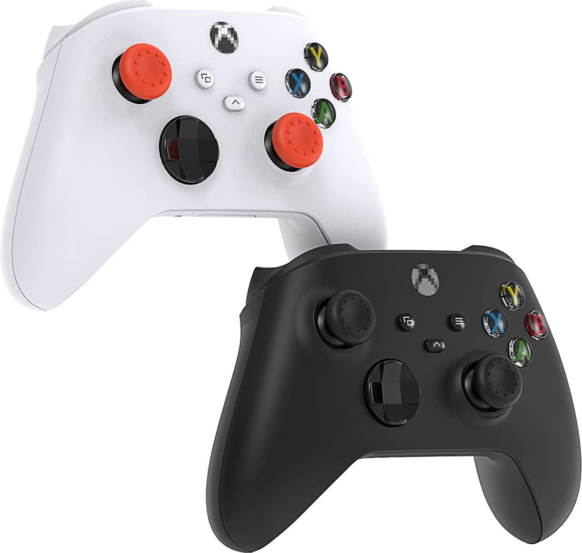 YONO Bescherming Accessoires Set geschikt voor Xbox Series X - Stof Filters - Thumb Grips Zwart en Rood