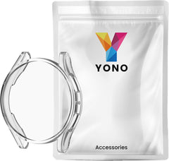 YONO Screen Protector Bumper geschikt voor Galaxy Watch 5 (44 mm) - Full Cover Case - Hoesje - Transparant