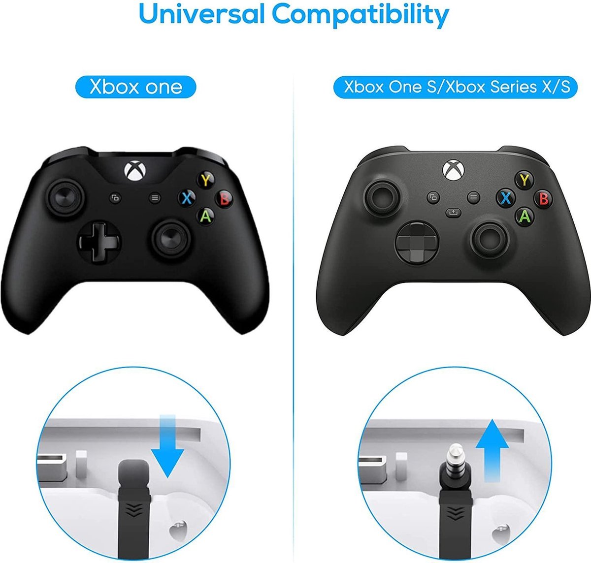 YONO Toetsenbord geschikt voor Xbox Controller - Qwerty Keypad Accessoires - Keyboard - Zwart