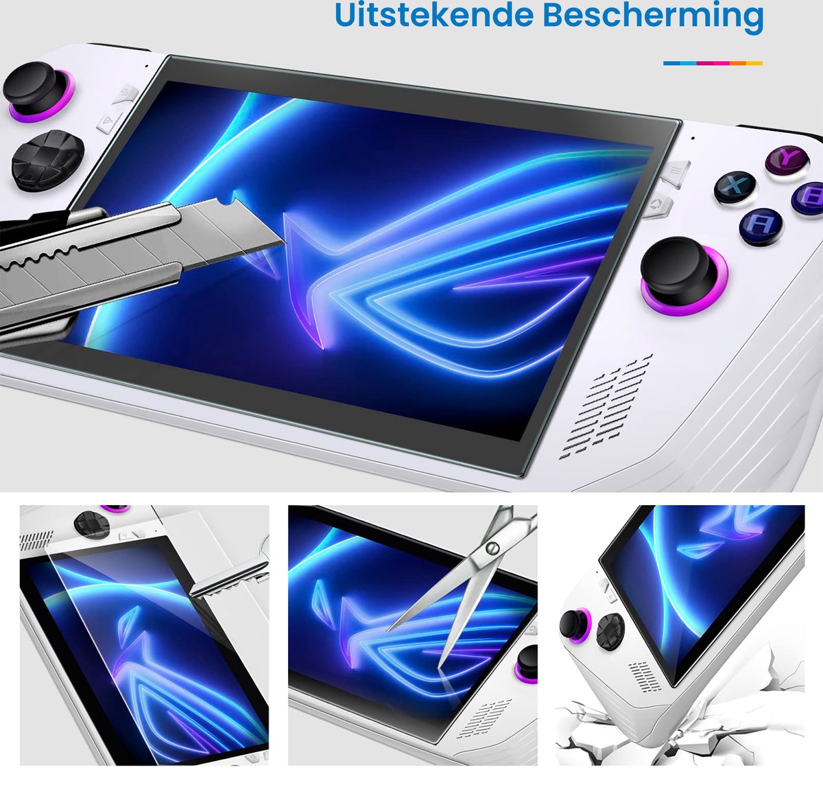 YONO Screen Protector Glas geschikt voor ASUS ROG Ally - Ryzen Z1 Extreme - 3 Stuks