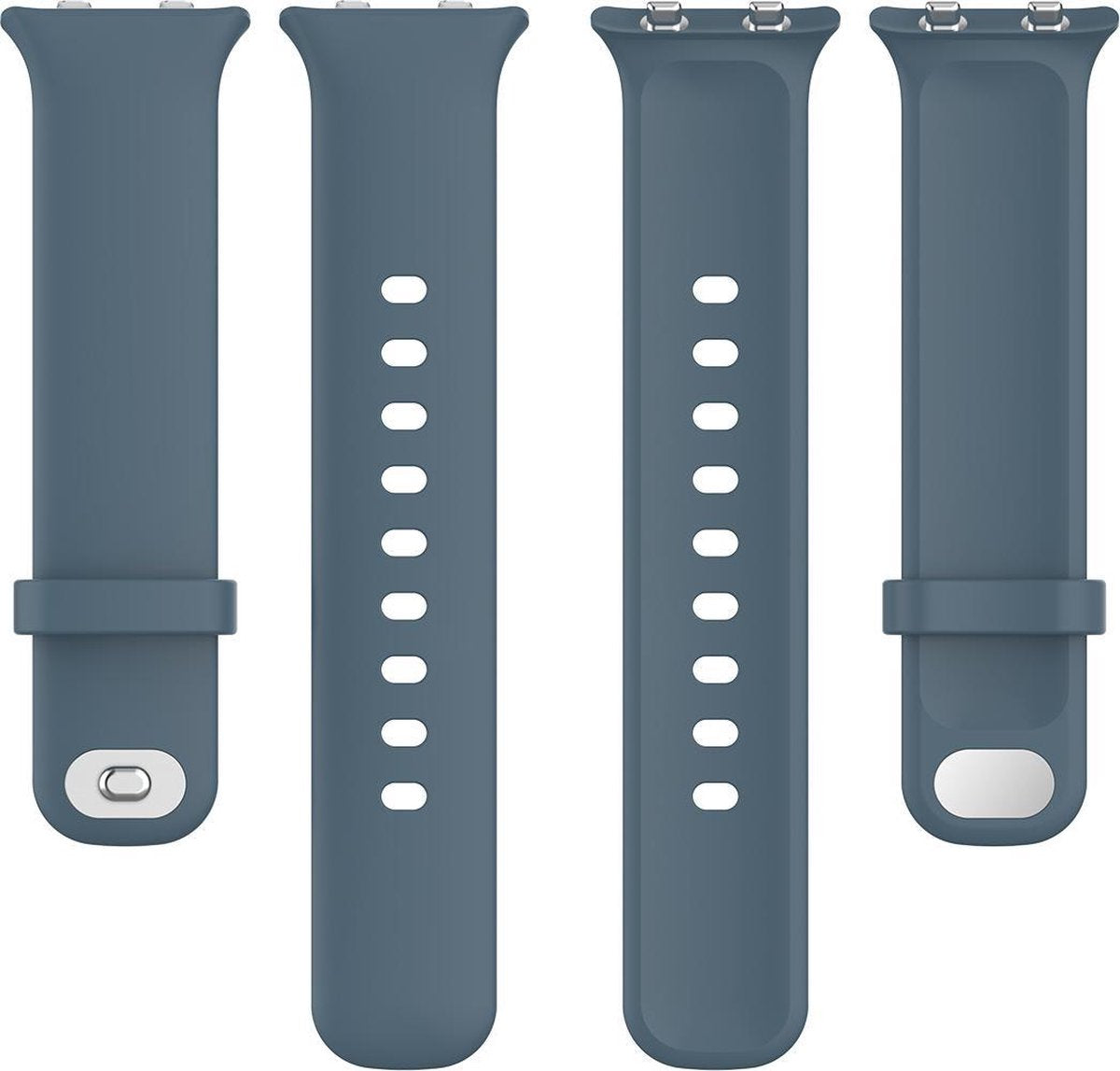 YONO Siliconen Bandje geschikt voor Oppo Watch 46mm – Leisteen