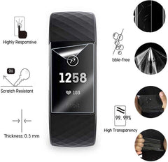 Screenprotectors Set geschikt voor de Fitbit Charge 3 - 3 stuks