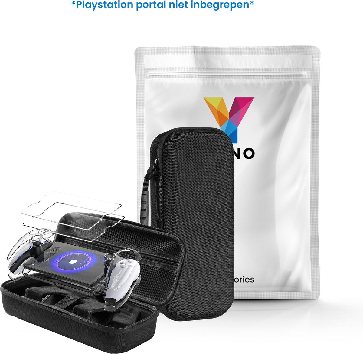 YONO Accessoires Set geschikt voor Playstation Portal - Bescherming Hoes Case - Grip Skin - Screen Protector Ps5 Portal