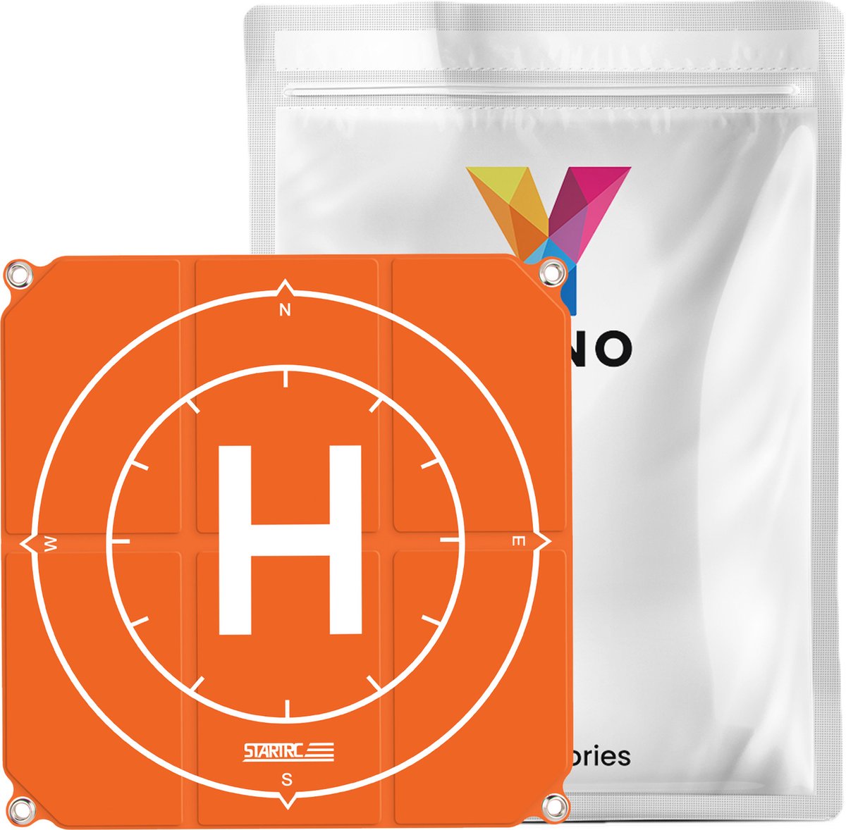 YONO Drone Landing Pad - Opvouwbaar - geschikt voor DJI - 50cm - Oranje