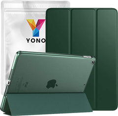 YONO Hoes geschikt voor iPad 10.2 inch – 7e/8e/9e Generatie Cover Case – Donkergroen