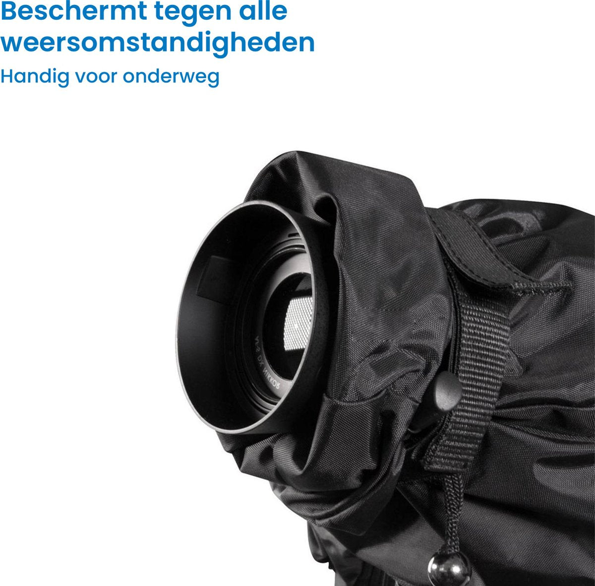 YONO Regenhoes Camera - Geschikt voor Spiegelreflexcamera's - Waterdicht - Zwart