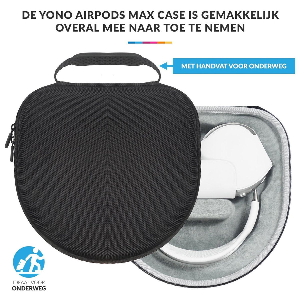 YONO Case geschikt voor Apple AirPods Max – Beschermhoes – Hardcover – Travel Hoesje – Koptelefoon Hoes
