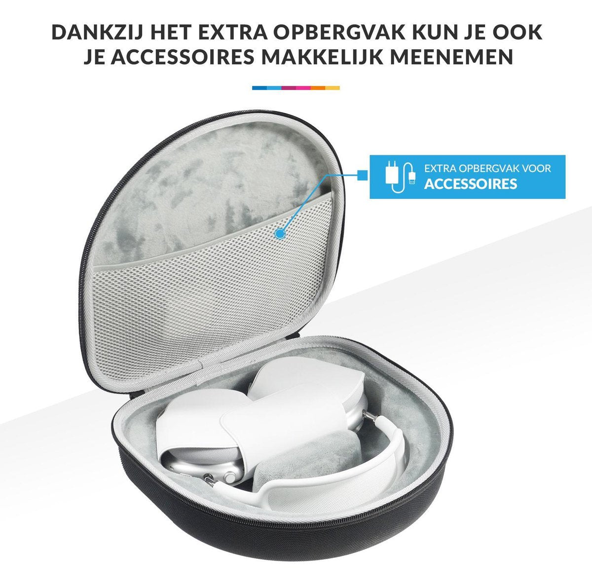 YONO Case geschikt voor Apple AirPods Max – Beschermhoes – Hardcover – Travel Hoesje – Koptelefoon Hoes