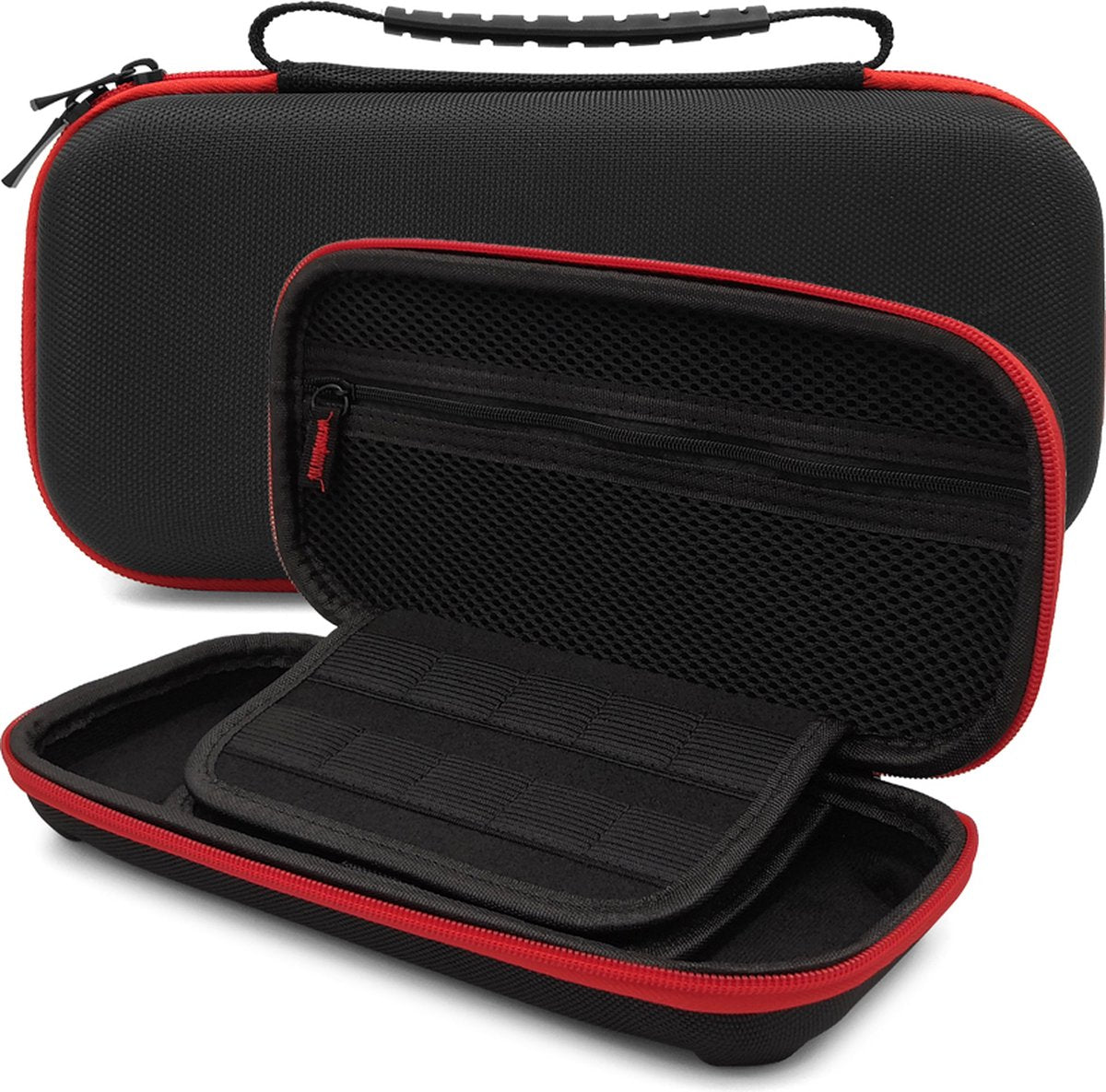 YONO Accessoires Set geschikt voor Nintendo Switch OLED - Grip Case met Thumb Grips - Siliconen Houder geschikt voor Joy Con - Bescherm Hoes - Standaard - Screen Protector Set - 17in1