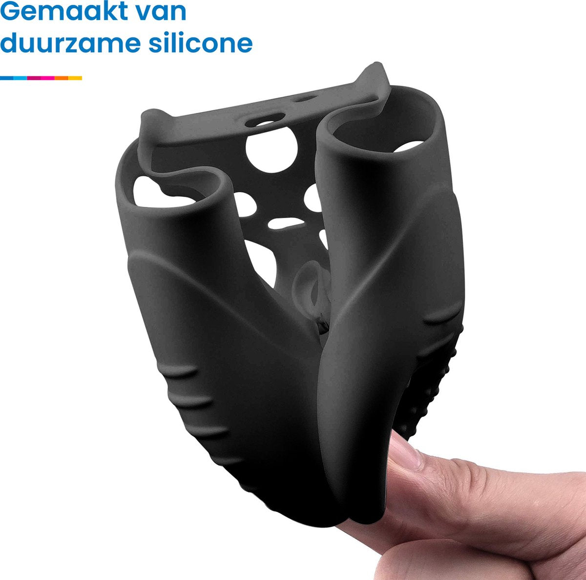 YONO Grip Skin geschikt voor Xbox Controller - Siliconen Hoesje - Case met Thumbnails voor Trigger Joystick - Zwart