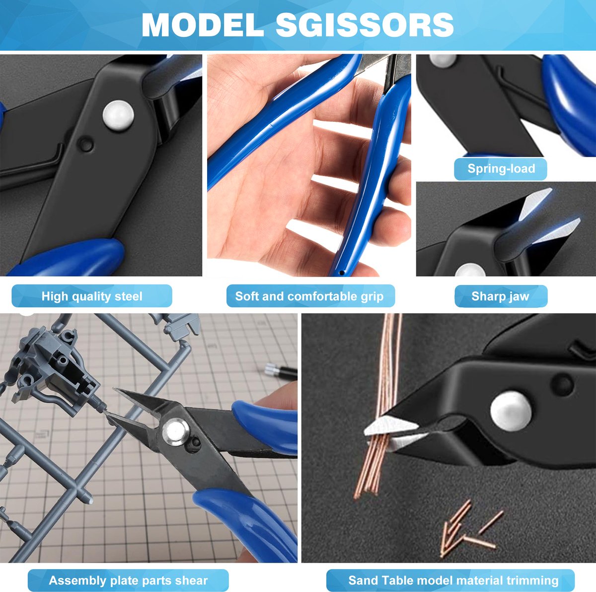 WiMas 9 STKS Universele Gundam Model Gereedschap Kit, Hobby Building Craft Set met Een Plastic Doos voor Basic Model Building Repareren en Bevestigen WiMas 9 STKS Universele Gundam Model Gereedschap Kit, Hobby Building Craft Set met Een Plastic Doos voor Basic Model Building Repareren en Bevestigen