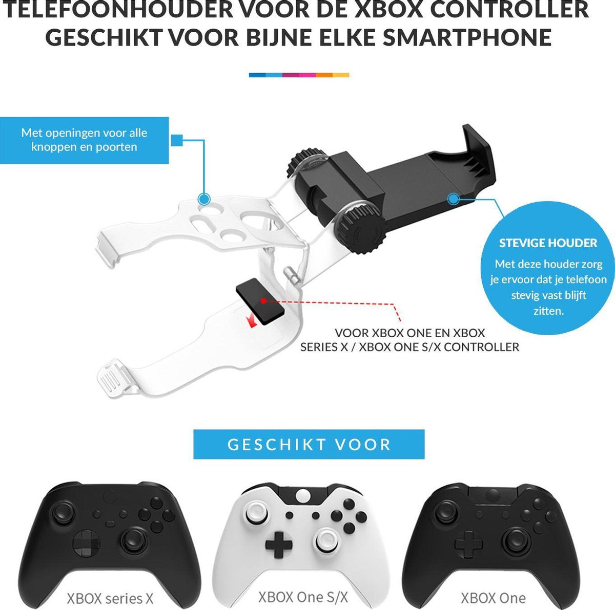 YONO Controller Clip geschikt voor Xbox Series X (S) – Telefoonhouder
