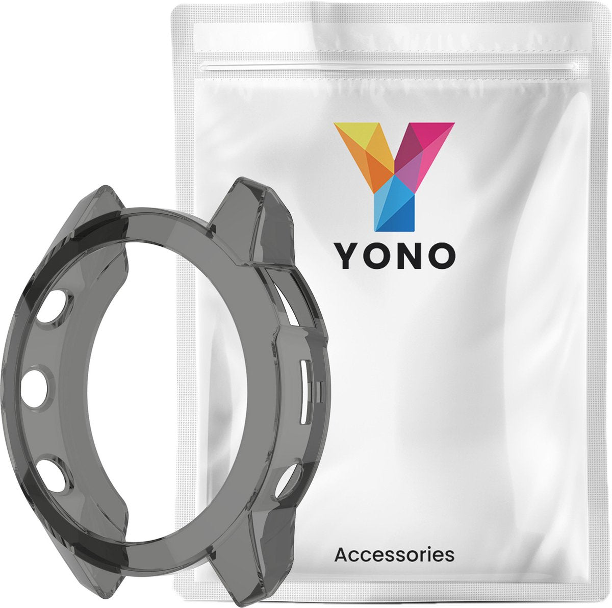 YONO Bumper geschikt voor Garmin Epix Gen 2 - Soft Case - Hoesje - Zwart