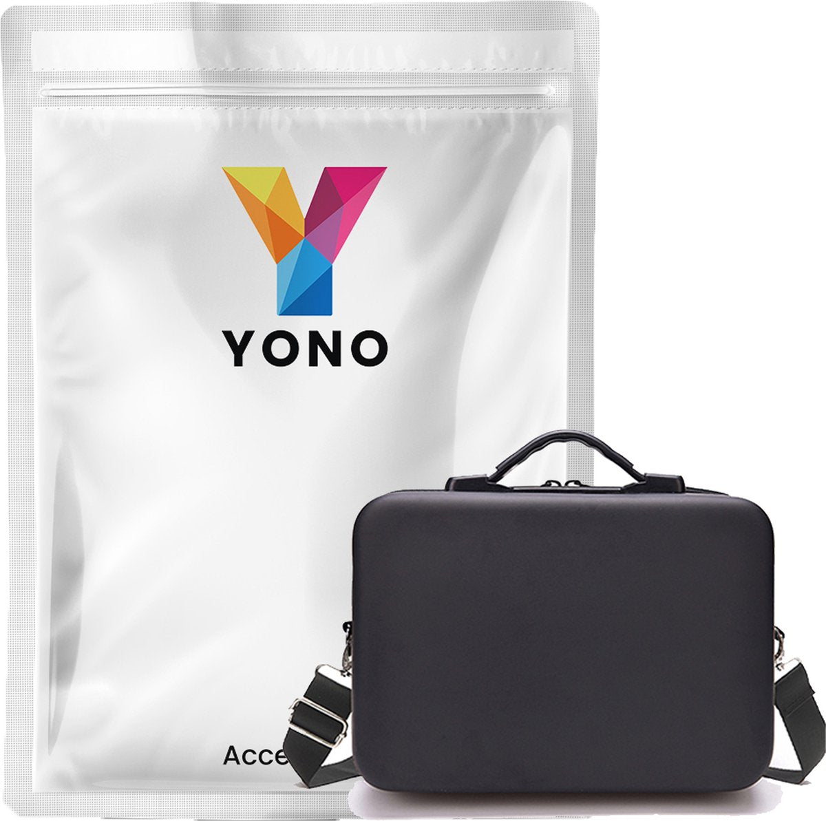 YONO Case geschikt voor DJI Mini 3 Pro – Draagbare Opbergtas Koffer voor Drone en Accessoires – Zwart