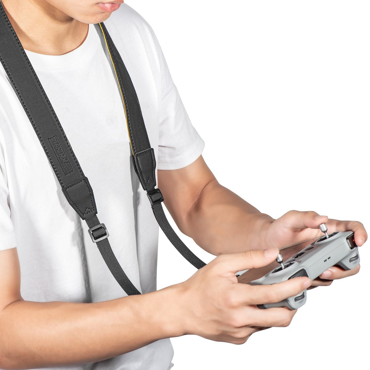 YONO Lanyard geschikt voor DJI Mini 3 / 4 Pro Controller - Riem Strap Accessoires - Zwart