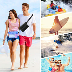 YONO Heuptasje Waterdicht - Fanny Pack Doorzichtig - Waterdichte Heuptas - Vakantie - Reizen - Festival - Dames en Heren - Oranje