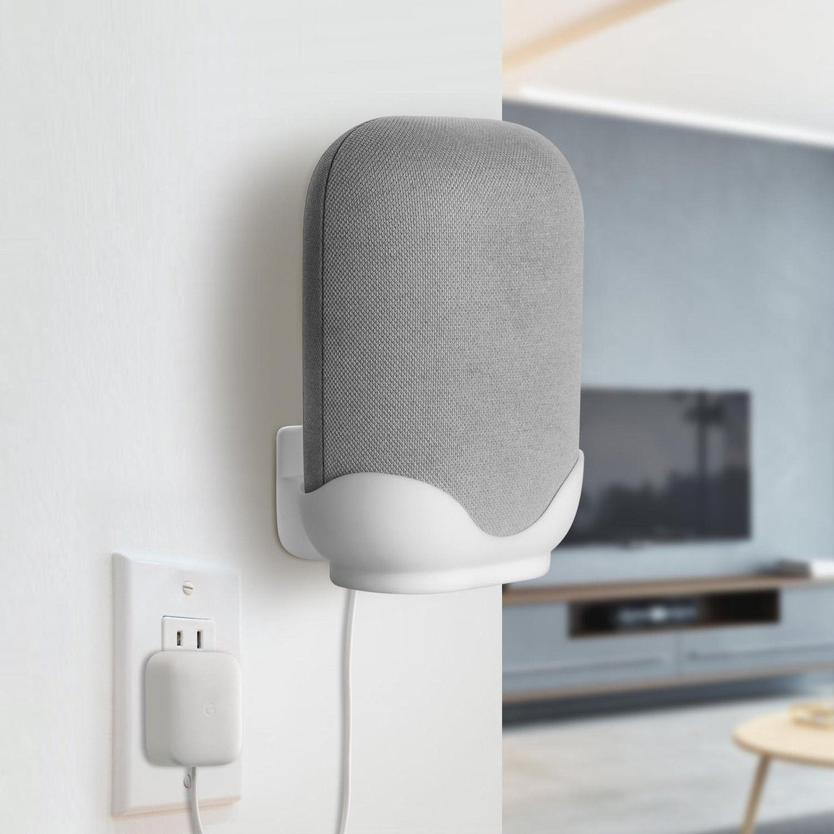 YONO Wall Mount – Geschikt voor Google Nest Audio – Houder voor Speaker – Wit