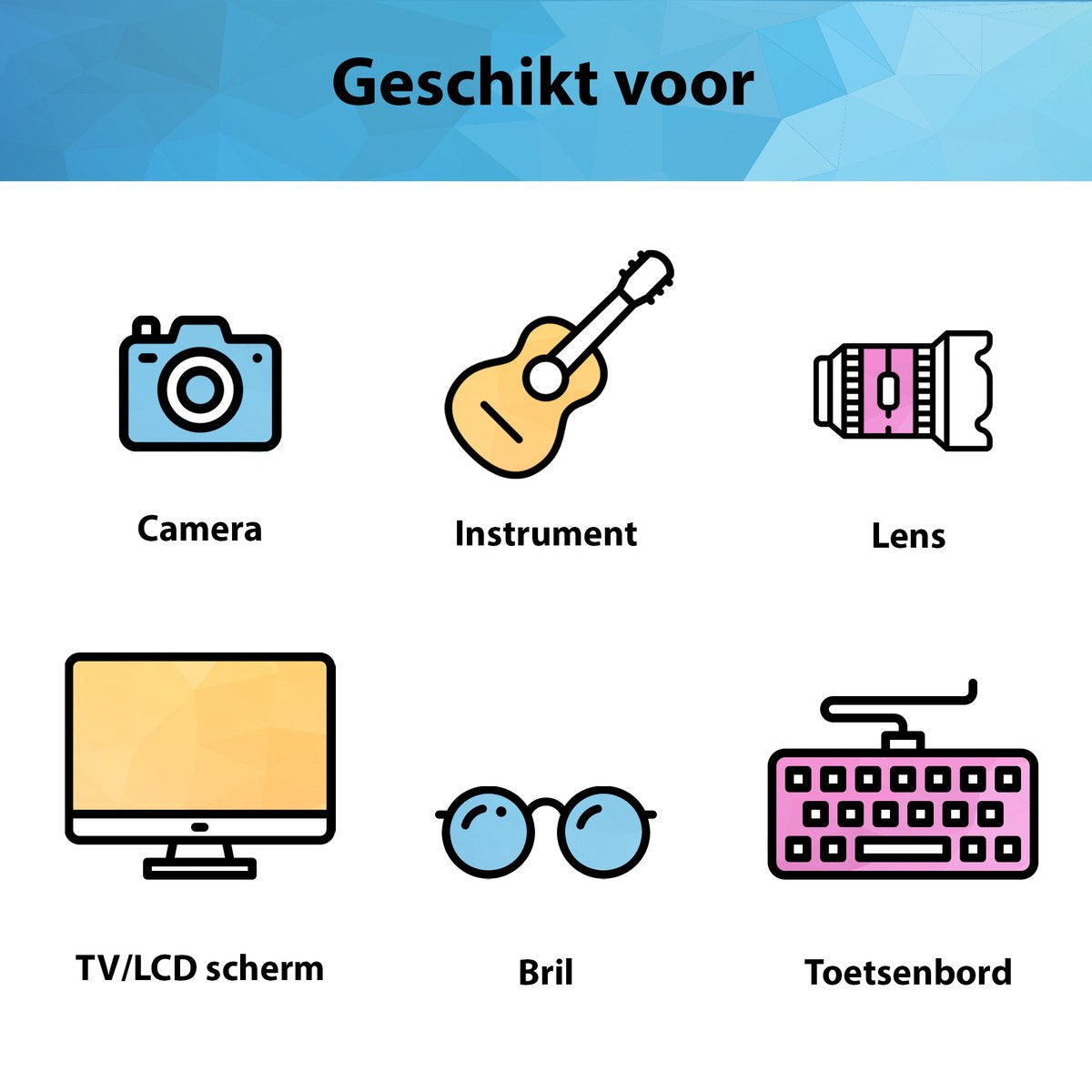 YONO Blaasbalg - Stof Verwijderaar voor Camera Lens en Toetsenbord - Dust Cleaner - Reiniging en Schoonmaken - Zwart