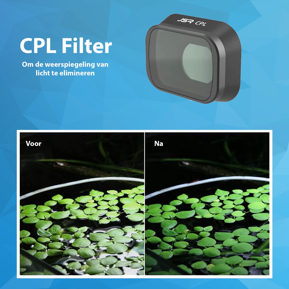 YONO ND Filter Set geschikt voor DJI Mini 3 Pro - CPL / UV / ND8 / ND16 / ND32 / ND64 - Lens Camera Accessoires - 6in1