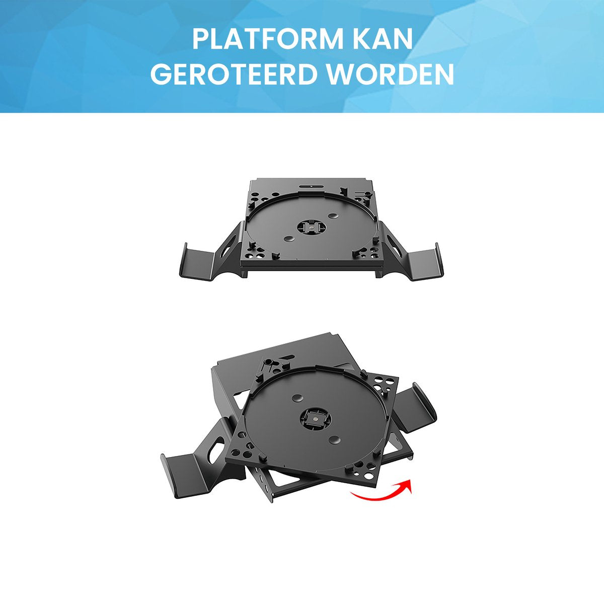 YONO Muurbeugel geschikt voor Xbox Series X - Wall Mount Beugel Console met Controller Houder voor Xbox - Zwart