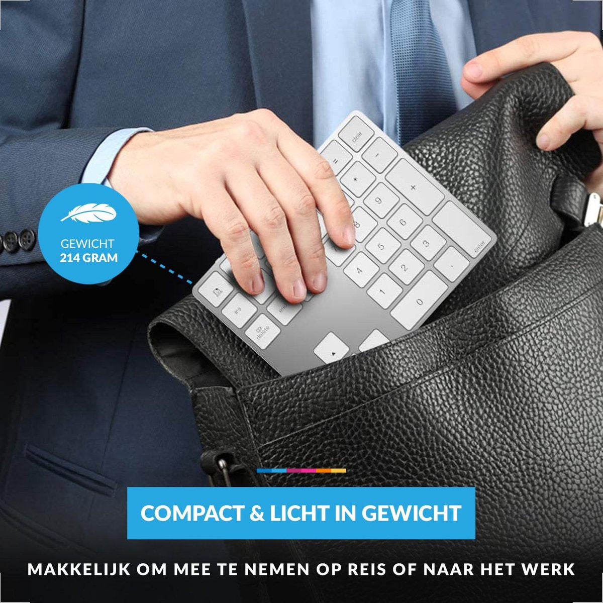 YONO Numpad Draadloos – Numeriek Toetsenbord met Bluetooth – Keypad