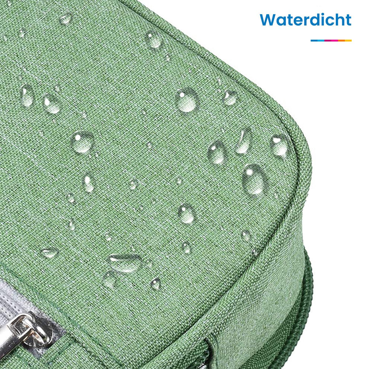 YONO Pennen Etui Large - Pennenzak voor Kinderen en Volwassenen - Schooletui voor Jongens en Meisjes - Back To School - Groen