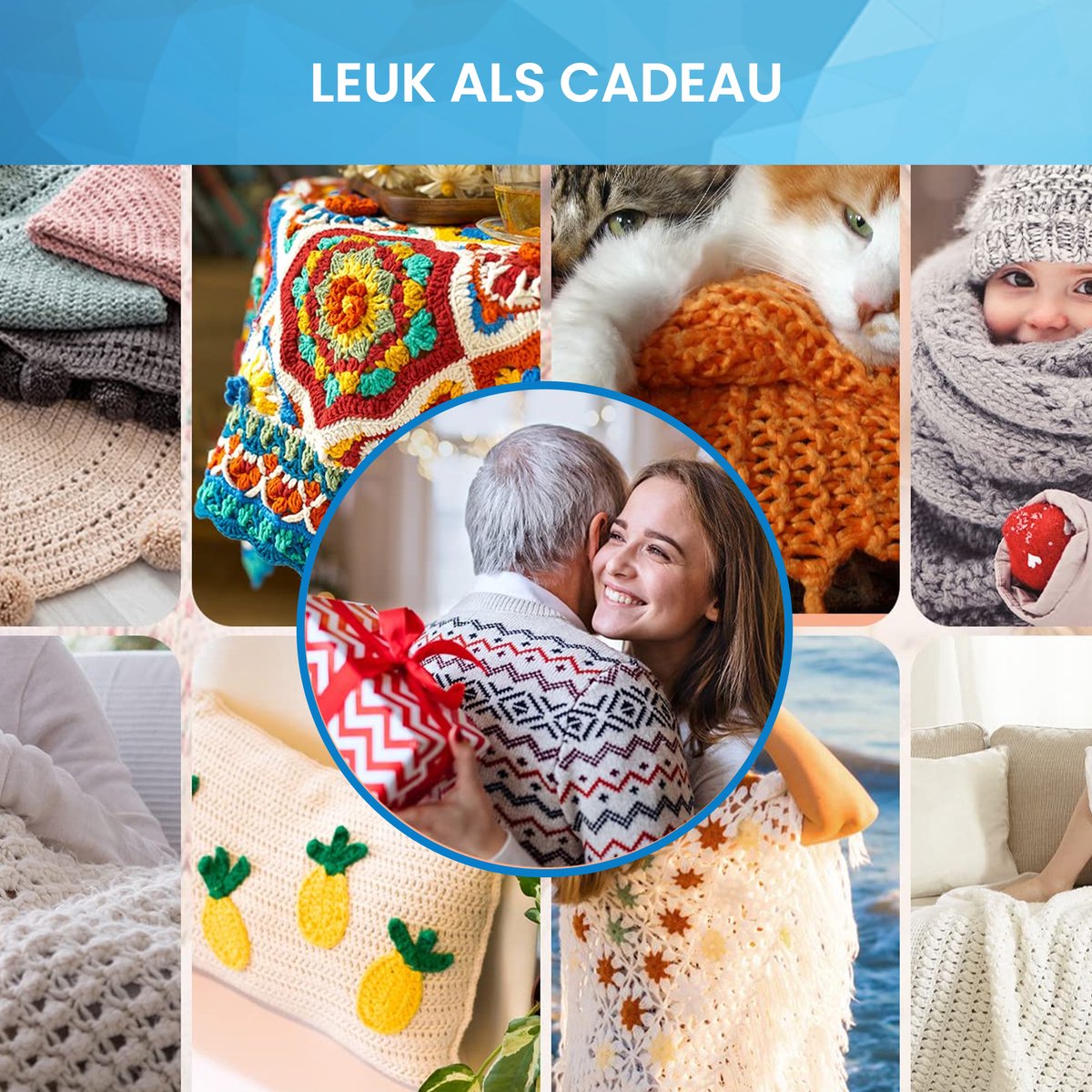 YONO Tunische Haaknaalden en Rondbreinaalden Set - Breinaalden met en zonder Kop Verwisselbaar - Tunisch Haken - 23 Stuks