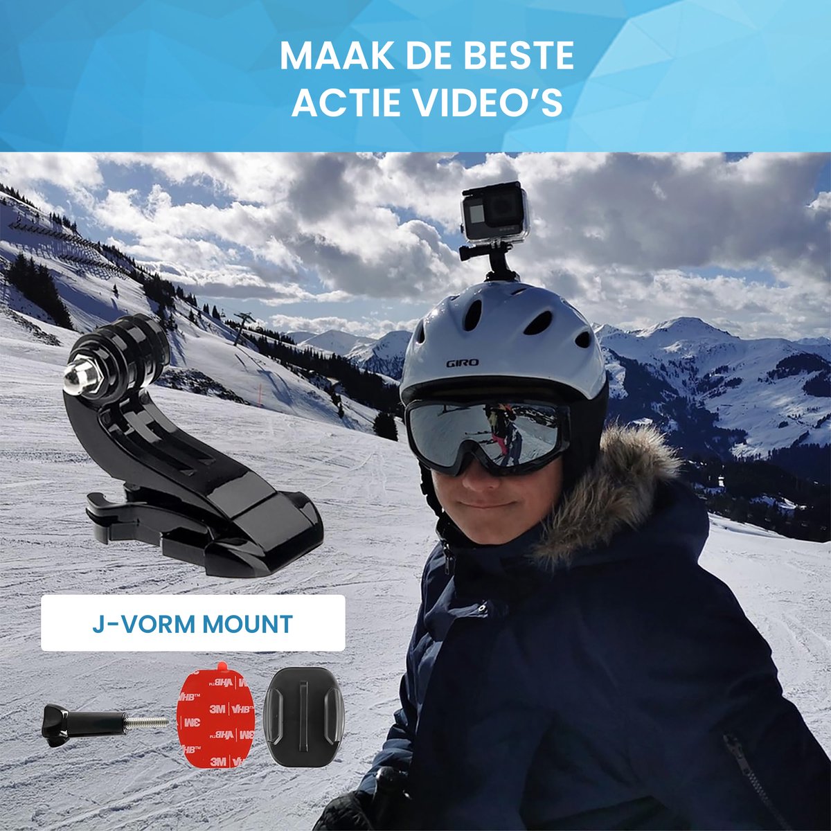 YONO Mounts Set geschikt voor GoPro - Grab Bag Accessoires en Adapters - 20in1