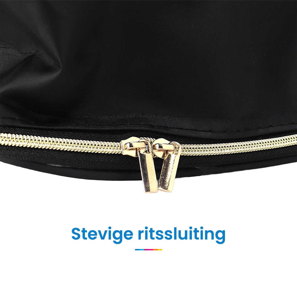 YONO Reis Toilettas Set voor Toiletartikelen – Transparante Travel Organizer Bag 2-Pack - Zwart