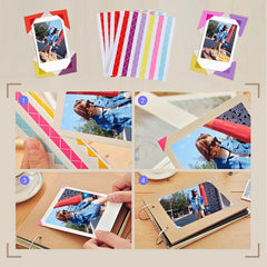 YONO Accessoires Set geschikt voor Fujifilm Instax Mini 11  - Case - Camera Tas - Hoesje - Filters - Fotoboek - Fotoalbum - Stickers en meer - Blauw