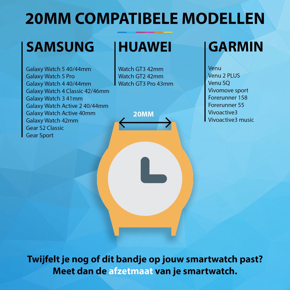 YONO Resin Schakel Bandje 20mm - Horlogebandje geschikt voor Samsung Galaxy Watch 7/6/5 / Pro / 4 / 3 / Active 2 - Polar Ignite / Unite – Huawei - Lichtroze