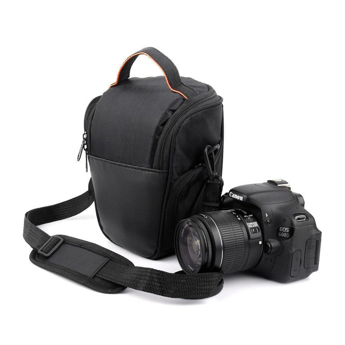 YONO Cameratas Spiegelreflexcamera Small – geschikt voor Nikon / Canon / Sony / DSLR Camera – Luxe Foto Tas - Schoudertas - Case - Zwart