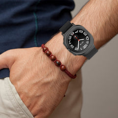 YONO Milanees Bandje geschikt voor Samsung Galaxy Watch Ultra (47mm) - Luxe Milanese Horlogebandje - Zwart