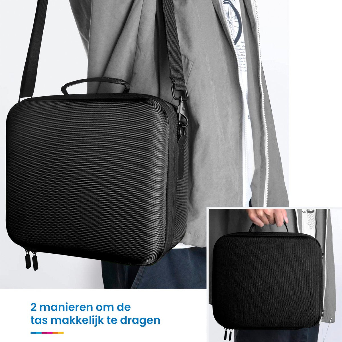 YONO Case geschikt voor Nintendo Switch / Switch OLED – Draagbare Opbergtas Koffer voor Console en Accessoires – Zwart XL