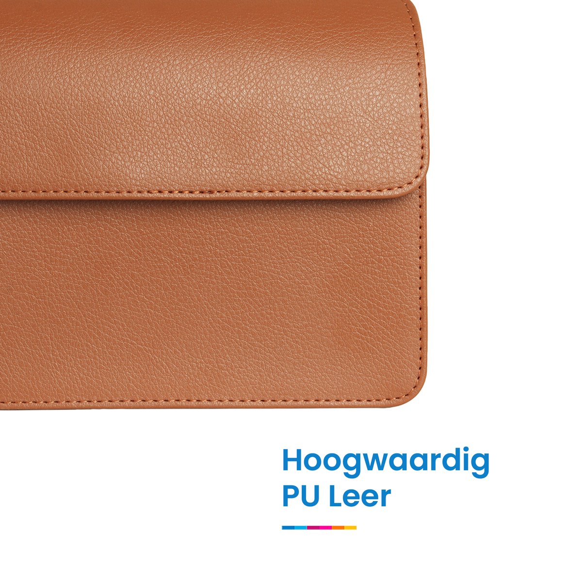 YONO Case geschikt voor Fujifilm Instax Wide 400 - Bescherm Hoes met Draagriem - Bruin