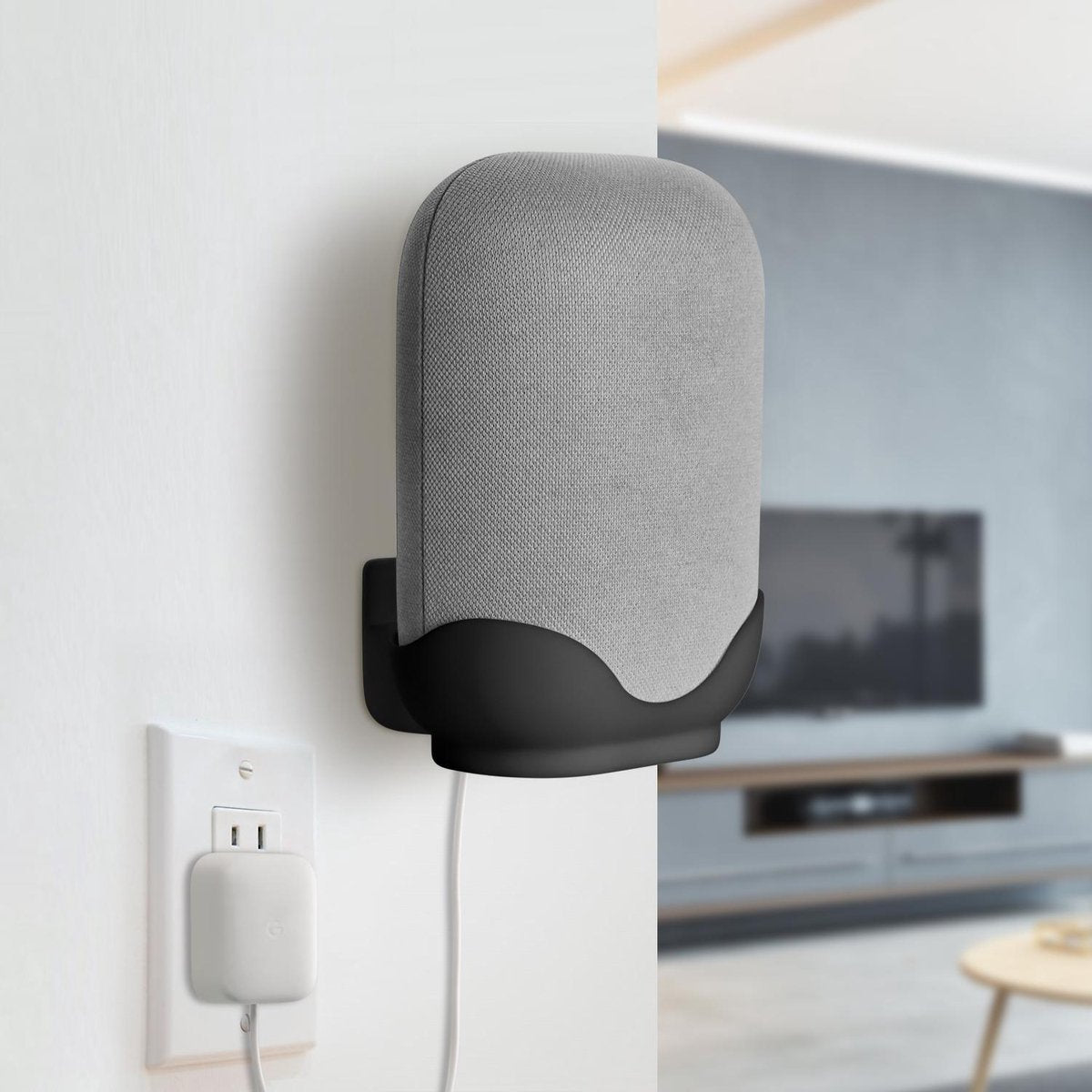 YONO Wall Mount – Geschikt voor Google Nest Audio – Houder voor Speaker – Zwart