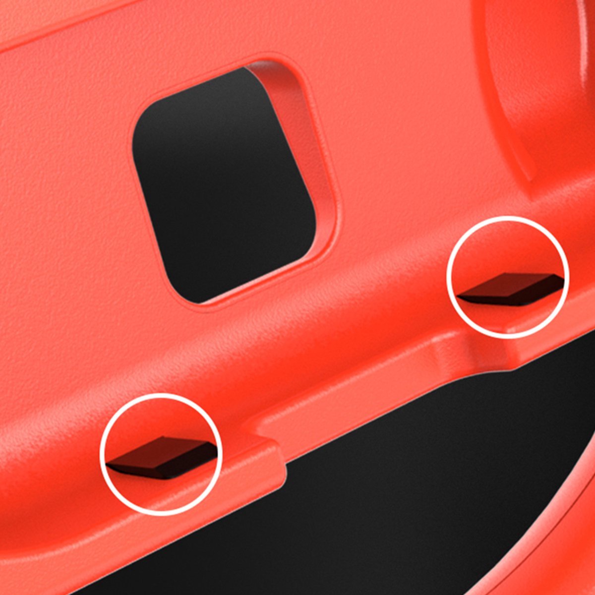 YONO Accessoires Grip Set geschikt voor Nintendo Switch Joy Con - Stuur en Controller Houder - Rood en Blauw