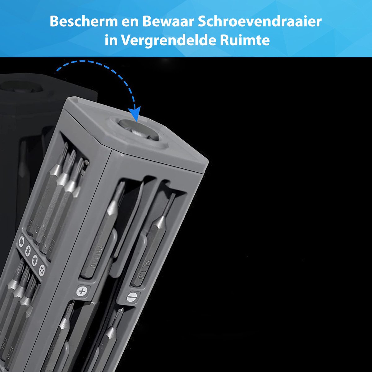 YONO Professionele Precisie Schroevendraaierset 44-Delig Magnetisch - Gereedschap geschikt voor Laptop / Camera / Smartphone / iPhone / Tablet / Macbook / Brillen / Horloges / Uurwerk