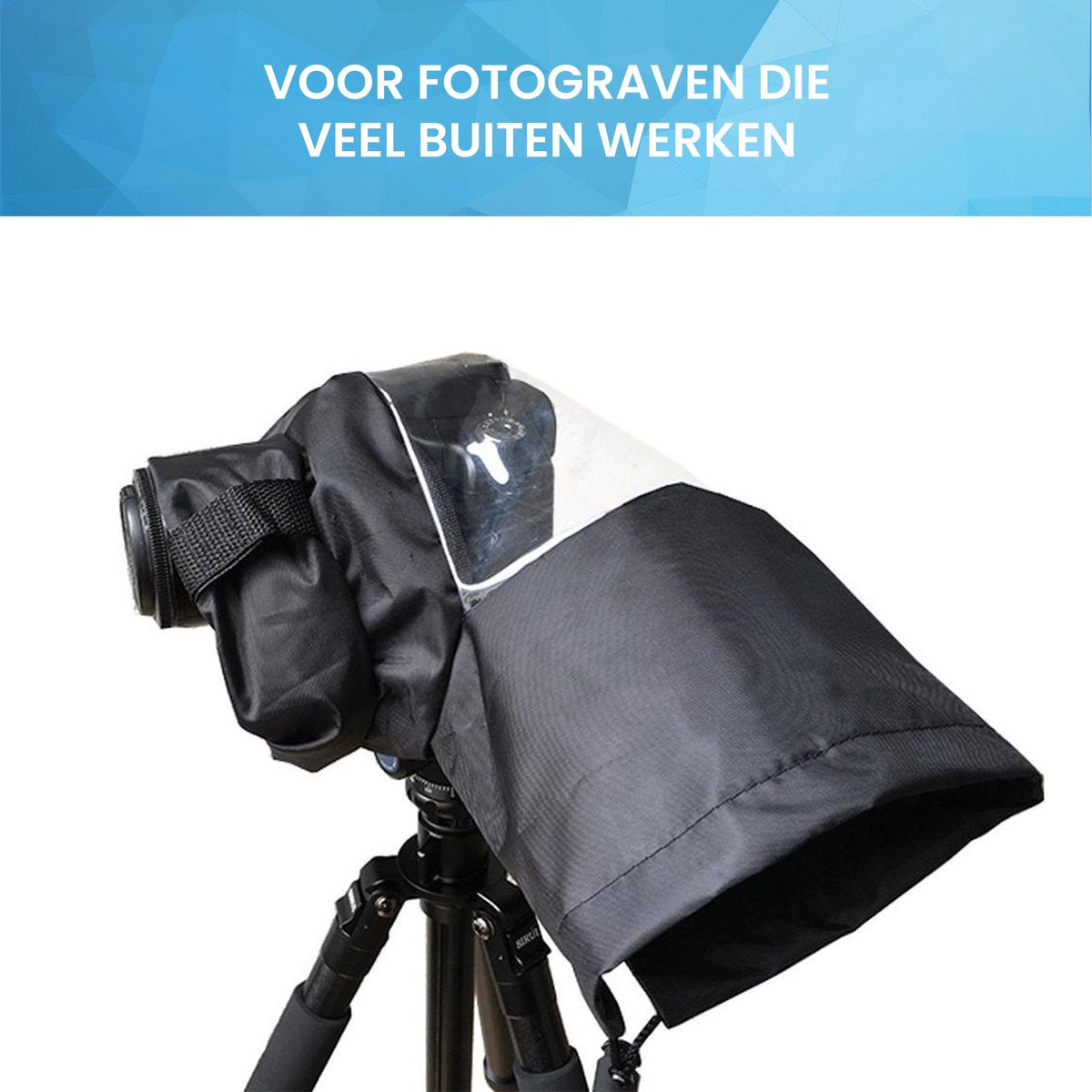 YONO Regenhoes Camera - Geschikt voor Spiegelreflexcamera's - Waterdicht - Zwart