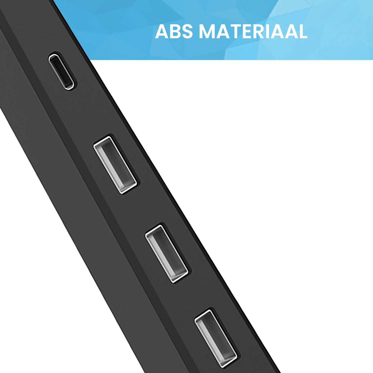 YONO USB Hub geschikt voor Playstation 5 SLIM - PS5 USB A en C - 4 Poorts - Zwart