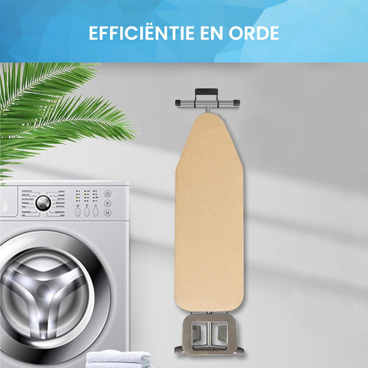 YONO Strijkplank Ophangsysteem - Ophangen Houder Haak - Zwart